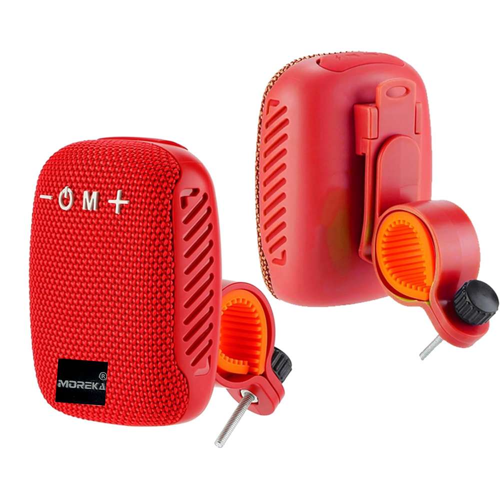 Bocina Moto Bluetooth Moreka 405 TF Card Radio FM Resistente al agua 8w7
