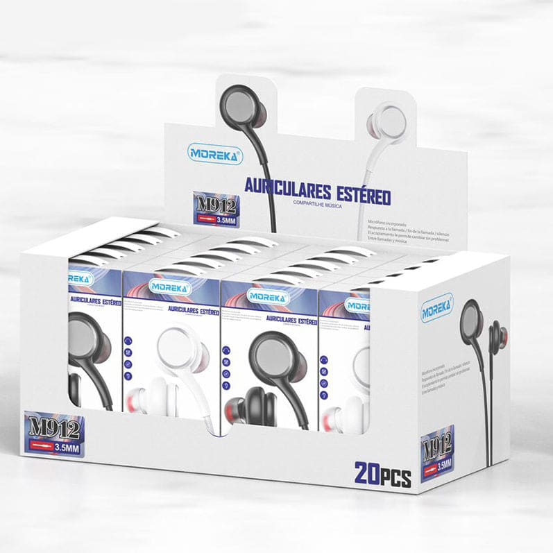 Audifonos Moreka M-912, Alámbricos, Manos Libres, 3.5mm5
