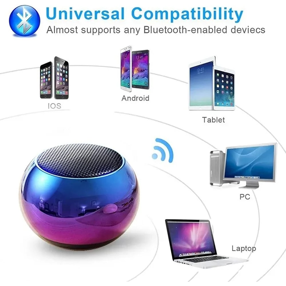 Mini Bocina  Moreka  410, Bluetooth, Metal 500 mAh15