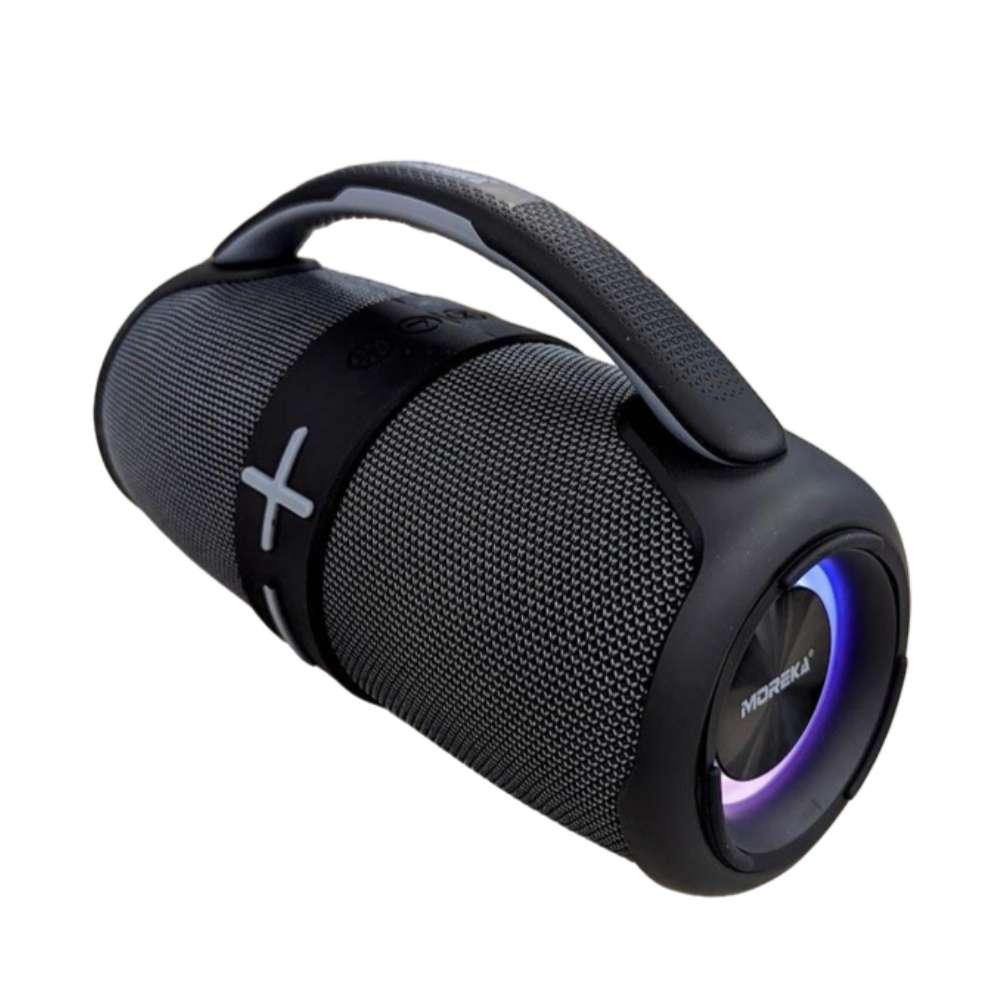 Bocina Bluetooth 20W 2400mAh resistente al agua subwoofer Moreka 4157