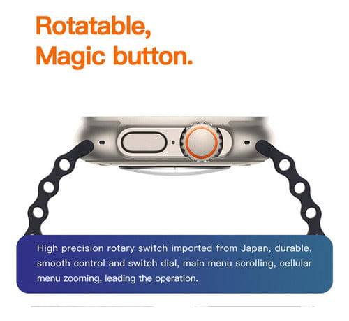 Smart Watch EW57 Serie 8 cuatro correas, Cargador Magnetico7