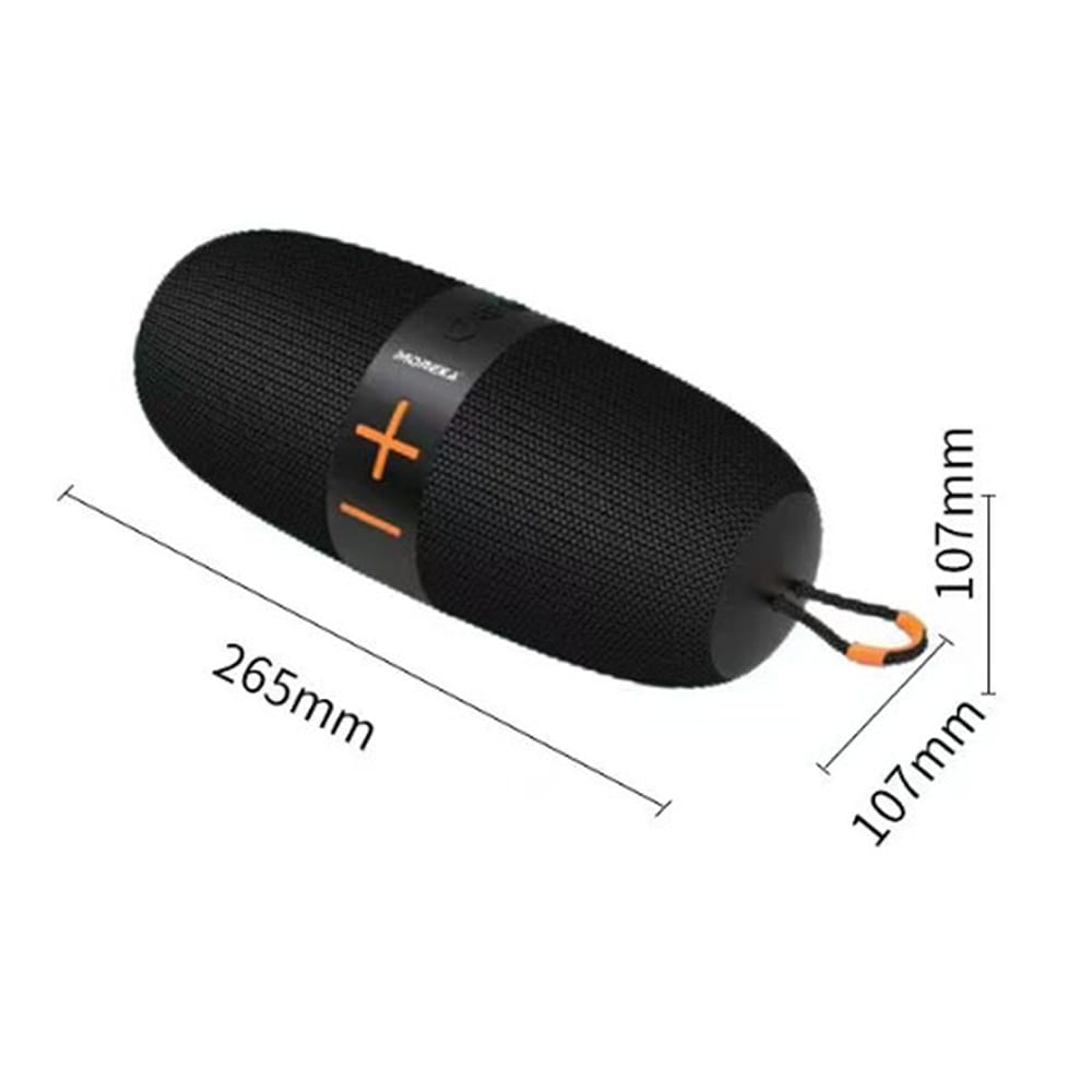 Bocina Bluetooth Moreka 421 10W 2400mAh TF Card Radio FM Resistente al agua IPX66