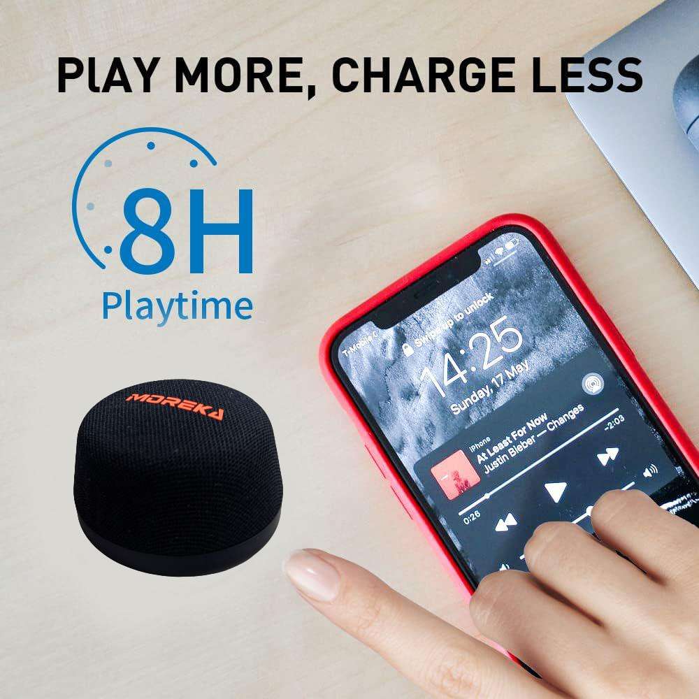 Bocina Moreka 425 6W 600mAh 6-8 hrs de bateria Bluetooth Magnetica MagSafe IPX65