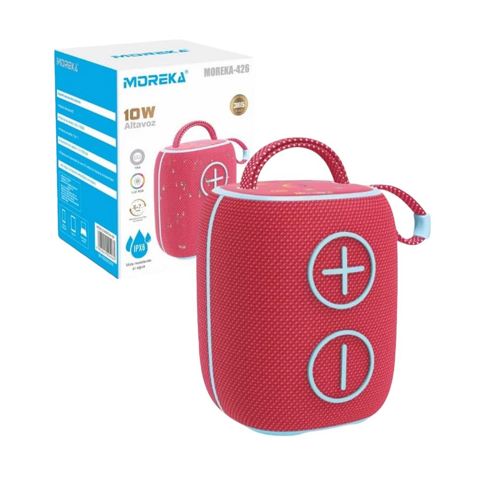 Bocina Bluetooth Moreka 426 10W 2400mAh Resistente al agua 0