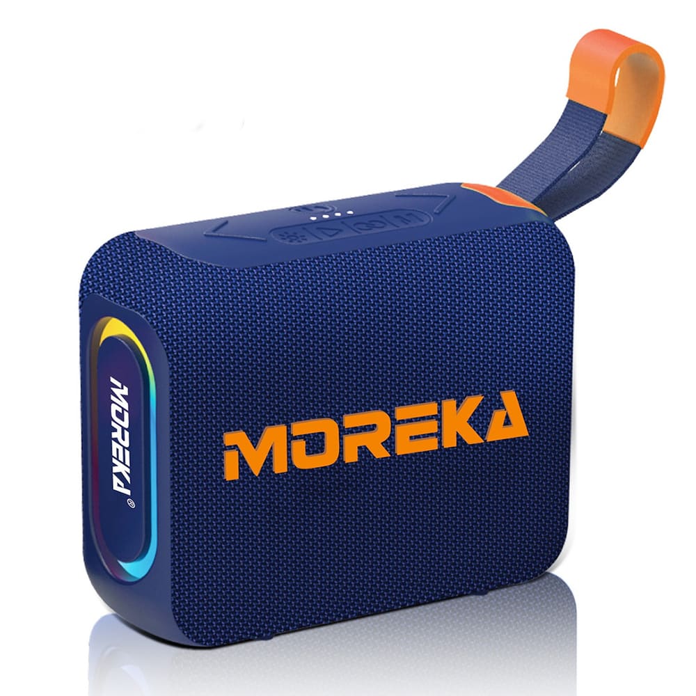 Bocina Power Bank Moreka 428 10W 5000mAh cables tipo IP y C hasta 25 Horas16