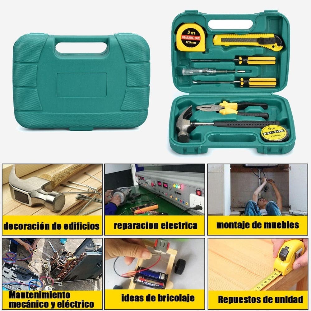 Juego 9 herramientas multifuncionales de emergencia GJX23394