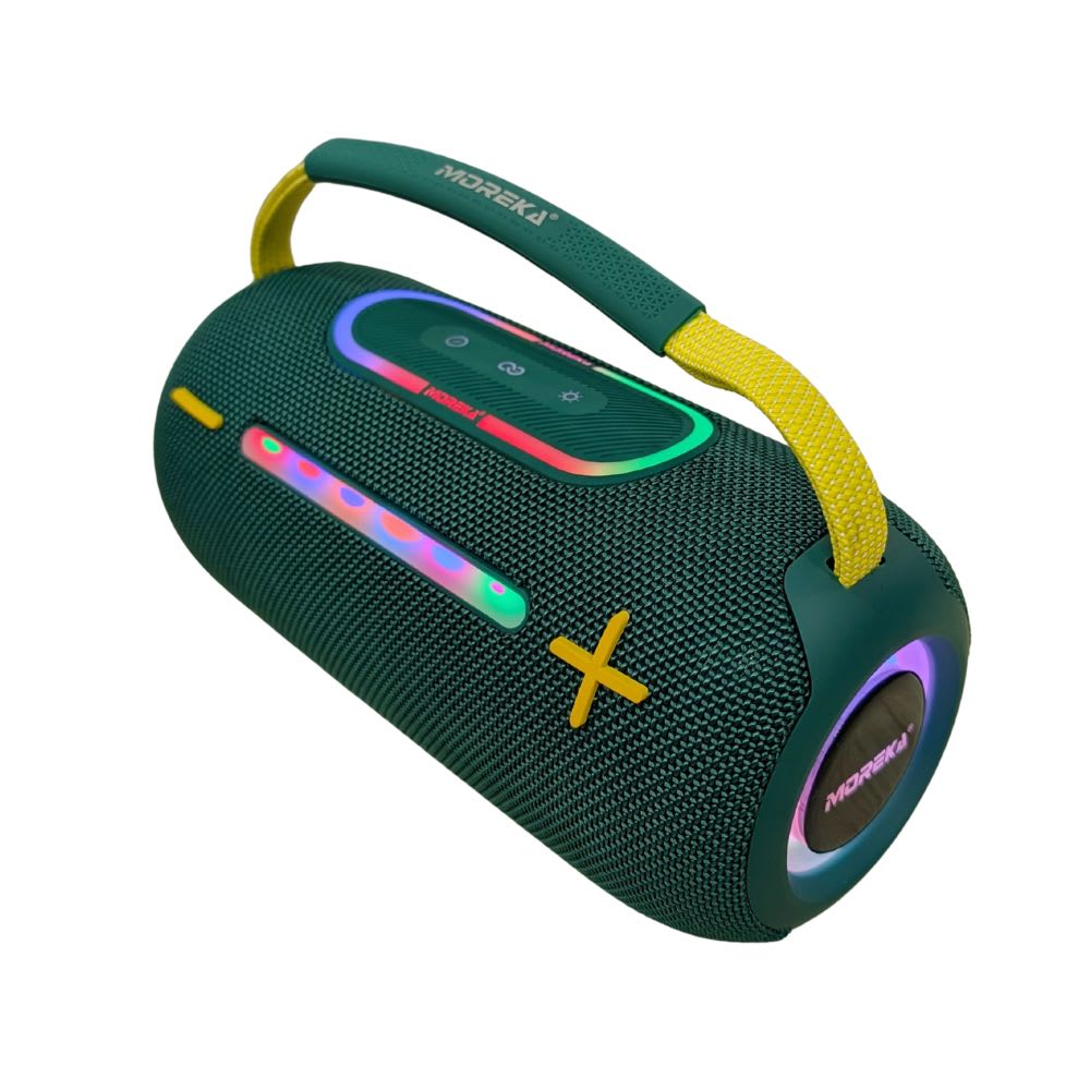 Bocina Moreka 432 25W 3600mAh 4-5 hrs de bateria Bluetooth RGB IPX68