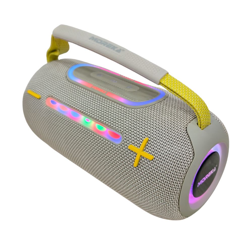 Bocina Moreka 432 Bluetooth 25W IPX6 RGB Batería Larga7
