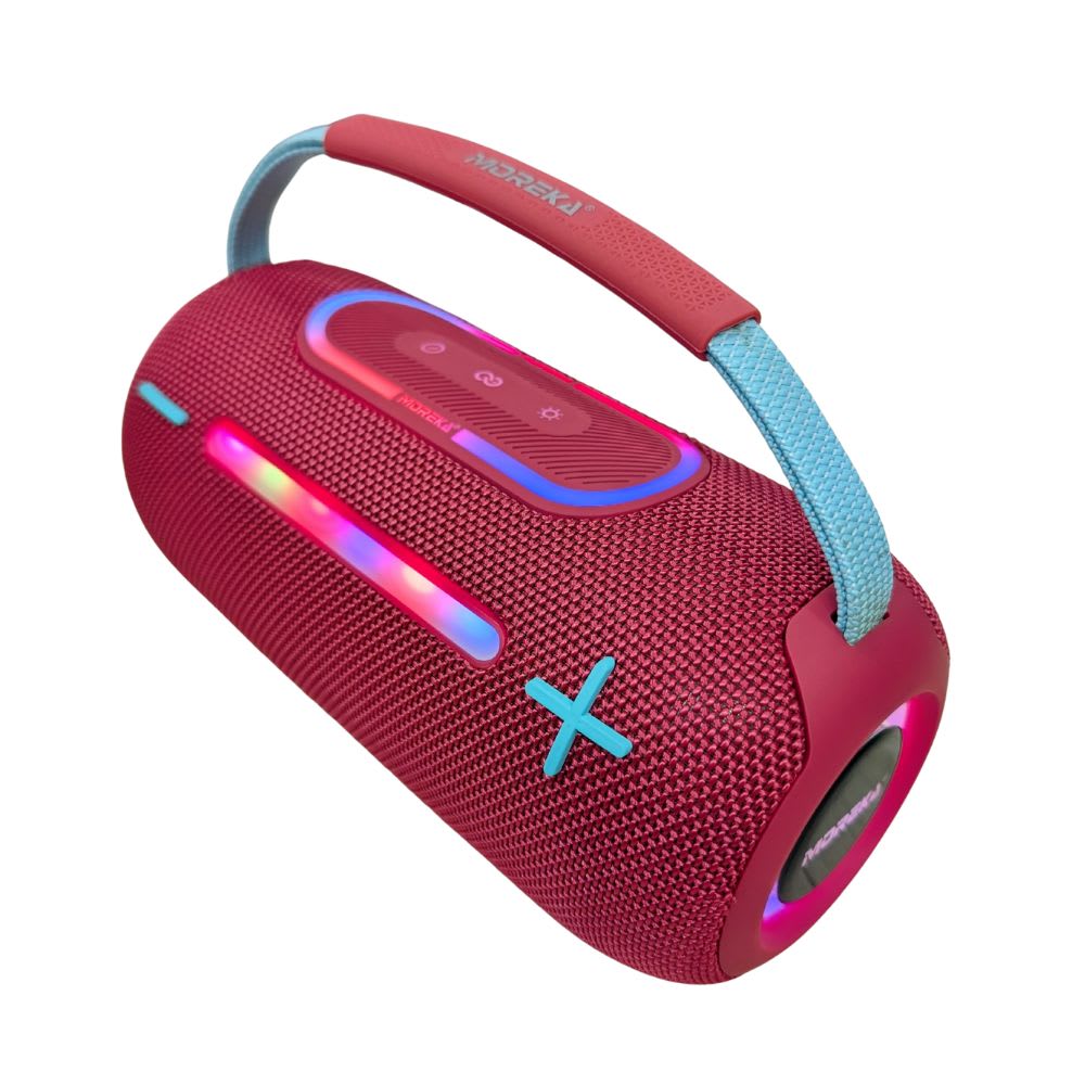 Bocina Moreka 432 25W 3600mAh 4-5 hrs de bateria Bluetooth RGB IPX66