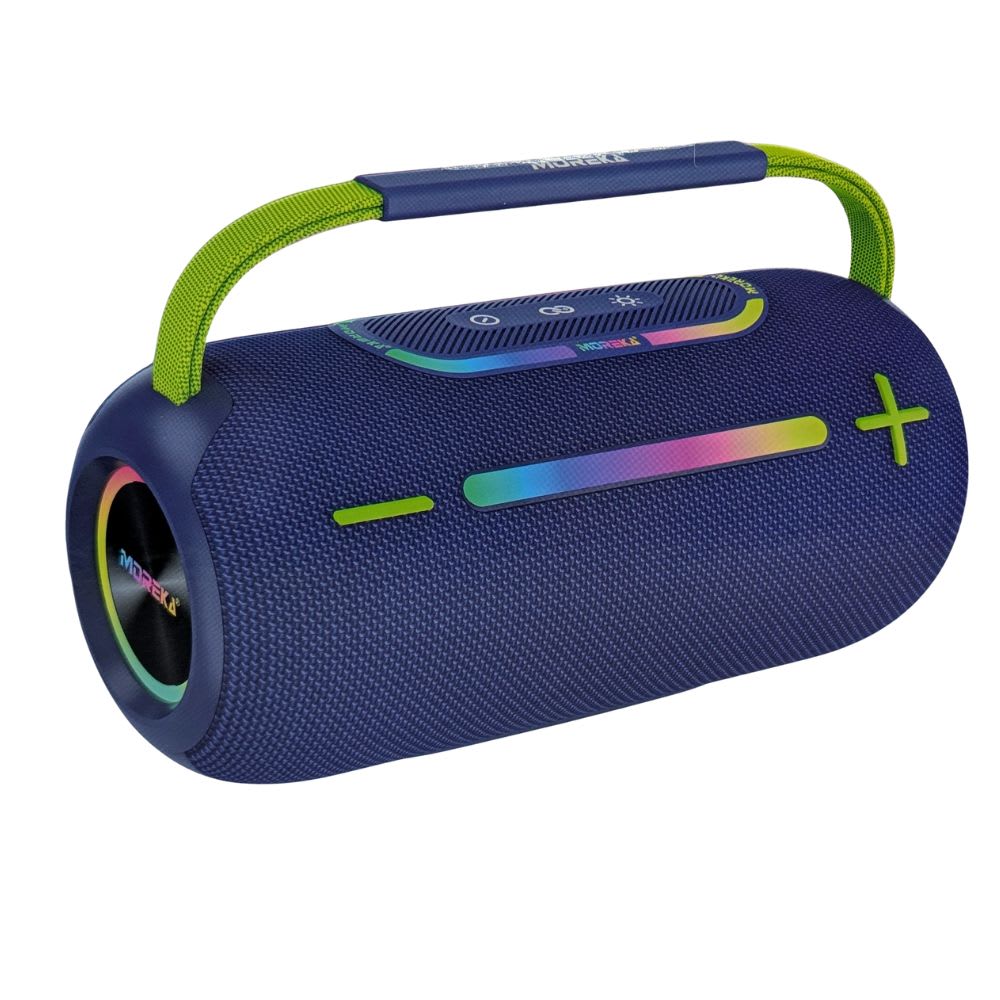 Bocina Moreka 432 25W 3600mAh 4-5 hrs de bateria Bluetooth RGB IPX69