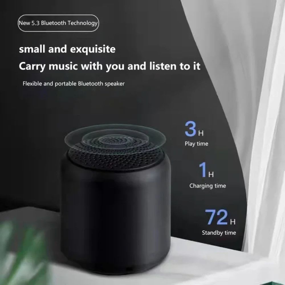 Mini Bocina Moreka 5W 500mAh Bluetooth recargable, USB TWS 4353