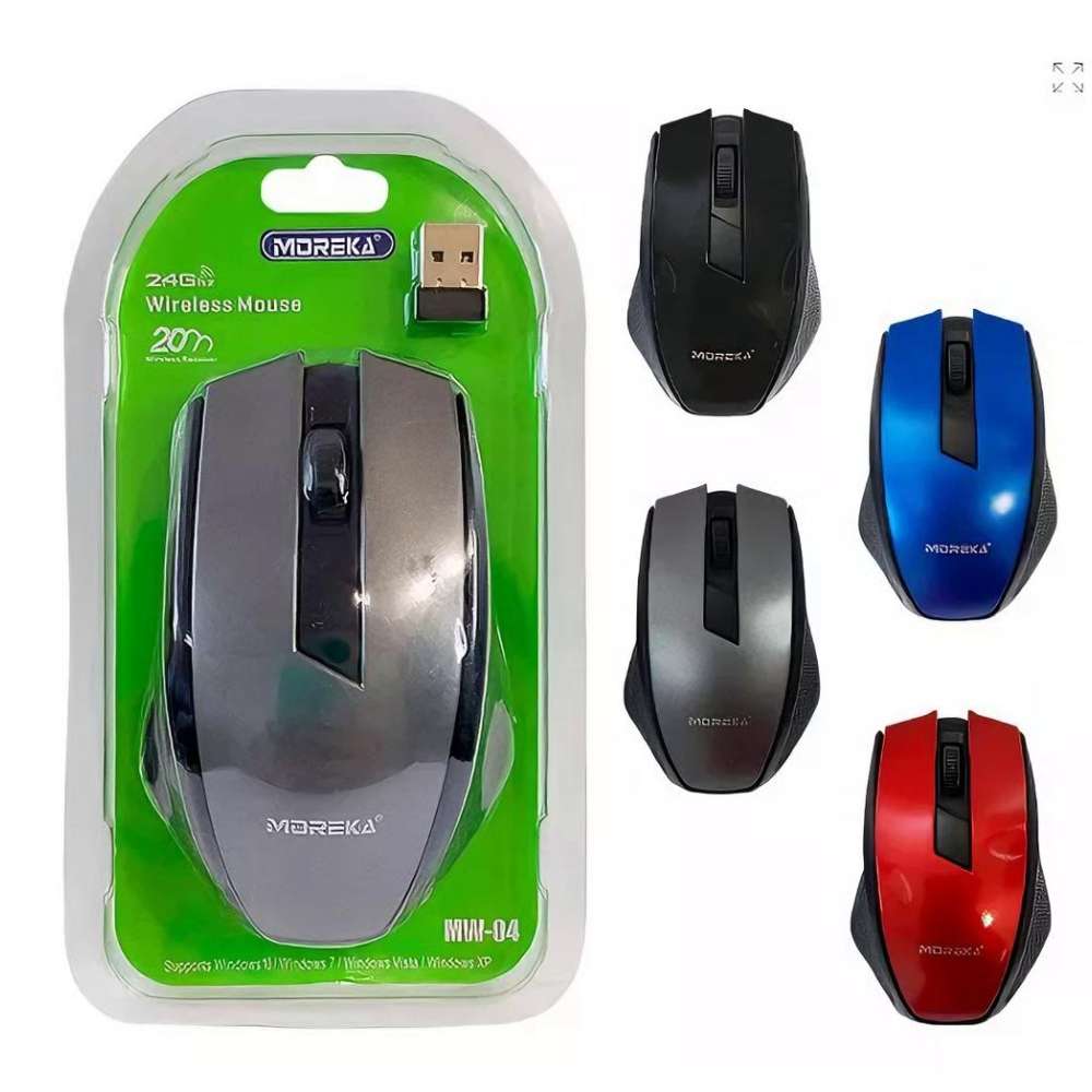 Mouse Bluetoth Moreka MW-04 Óptico colores4