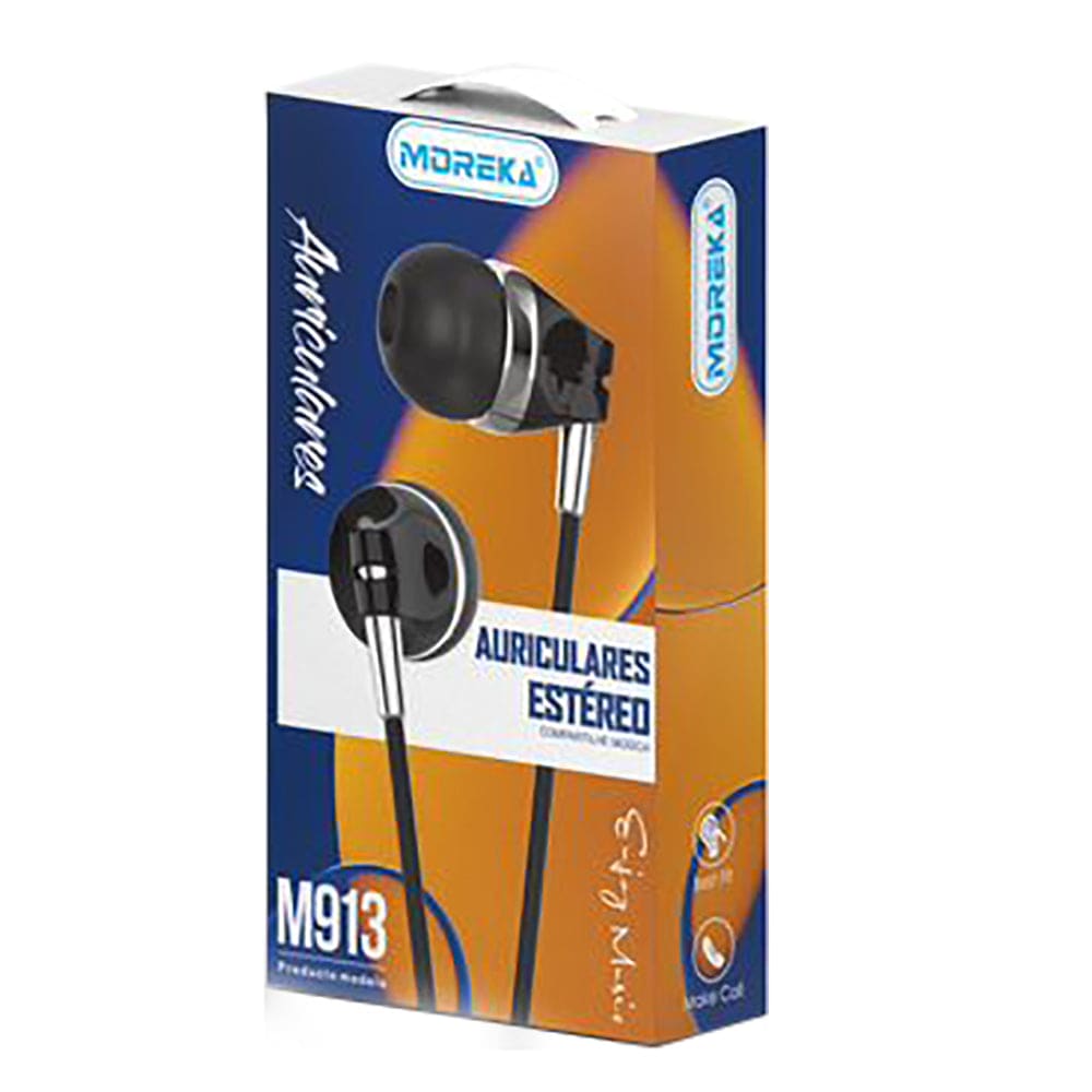 Paquete de 20 Audífonos Alámbrico 3.5 Moreka M-913, Manos Libres4
