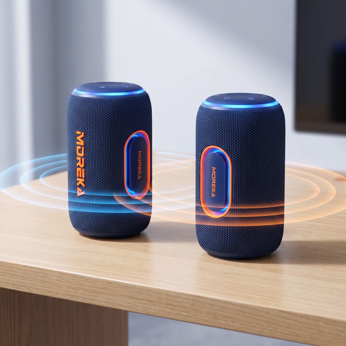Bocina Moreka-445 Bluetooth 5.4 25W IPX5 TWS 8 Horas12