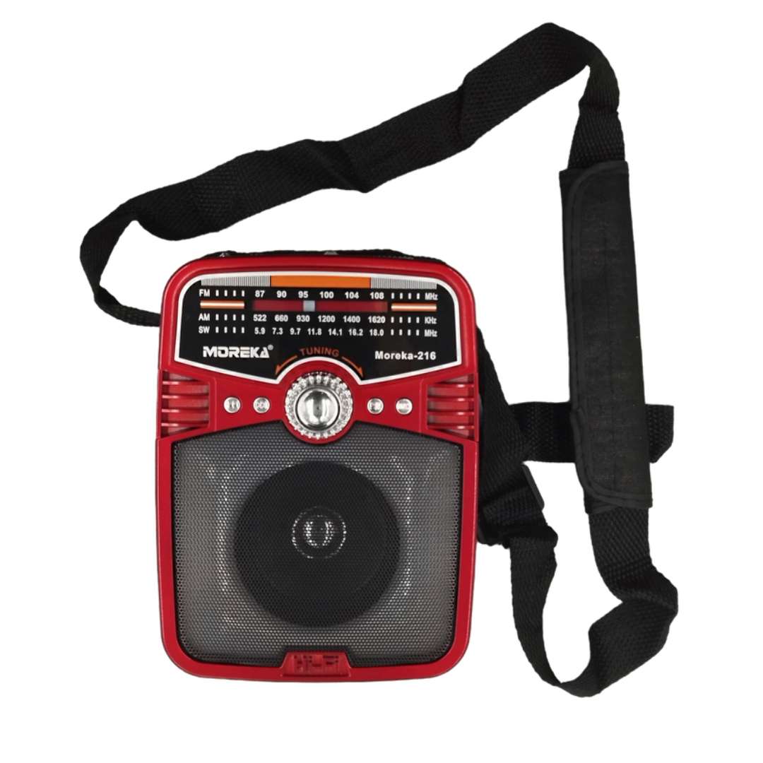 Bocina Radio FM - AM  Moreka 216, Bluetooth, TF Card, Lampara, USB6