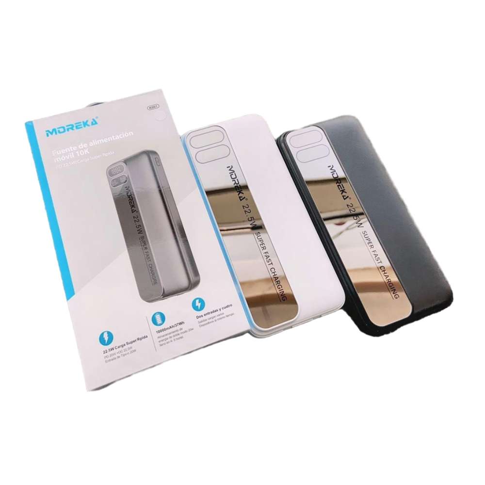 Powerbank Moreka K061 10000 mAh Tipo C IP Carga Rápida 22.5W5