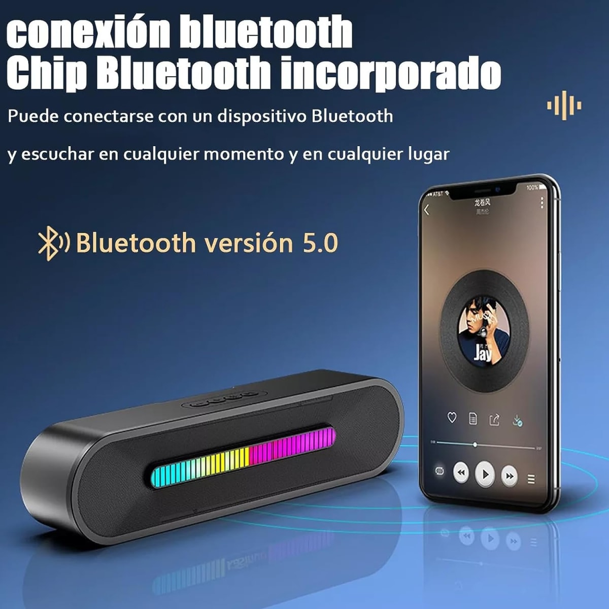 Bocina Moreka M390, Bluetooth, TF Card, Radio FM, USB5