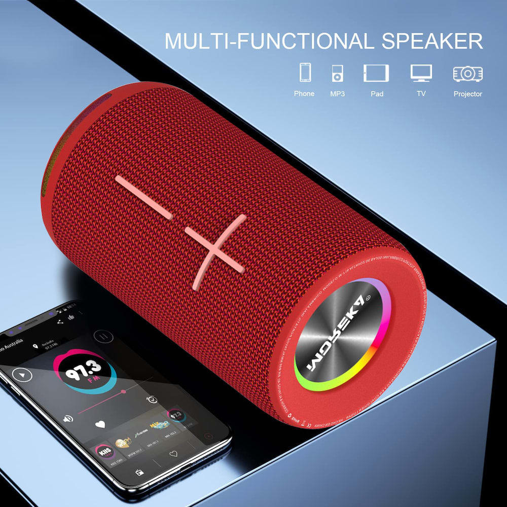 Bocina Bluetooth Moreka M-716 TF Card Radio FM Resistente al agua5