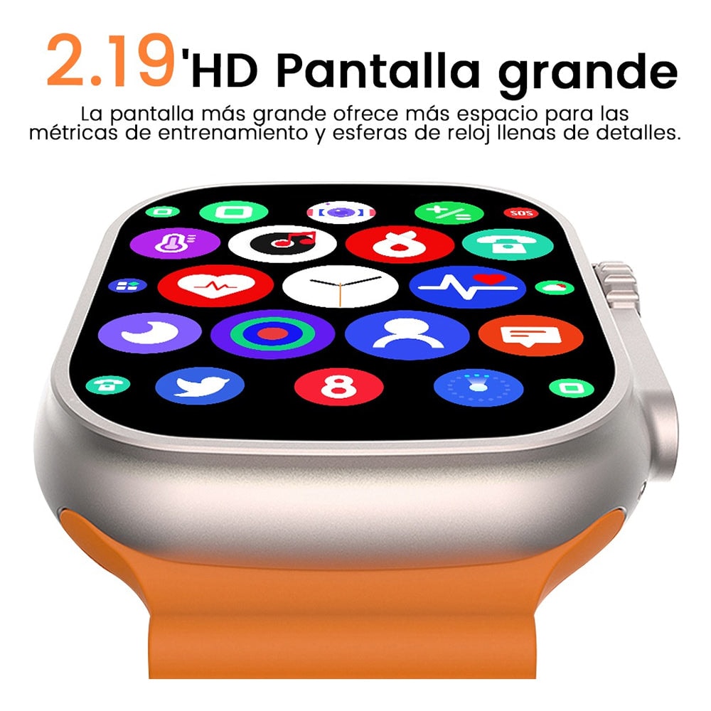 SmartWatch Y20 ULTRA Carga Inalámbrica 7 Bandas9