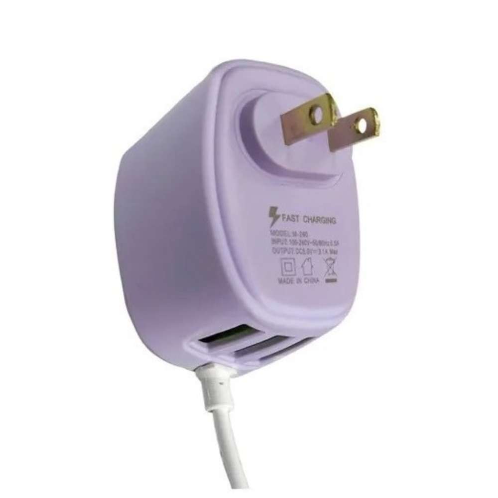 Cargador Moreka M-260, 3.1 A, Cable Tipo micro USB4