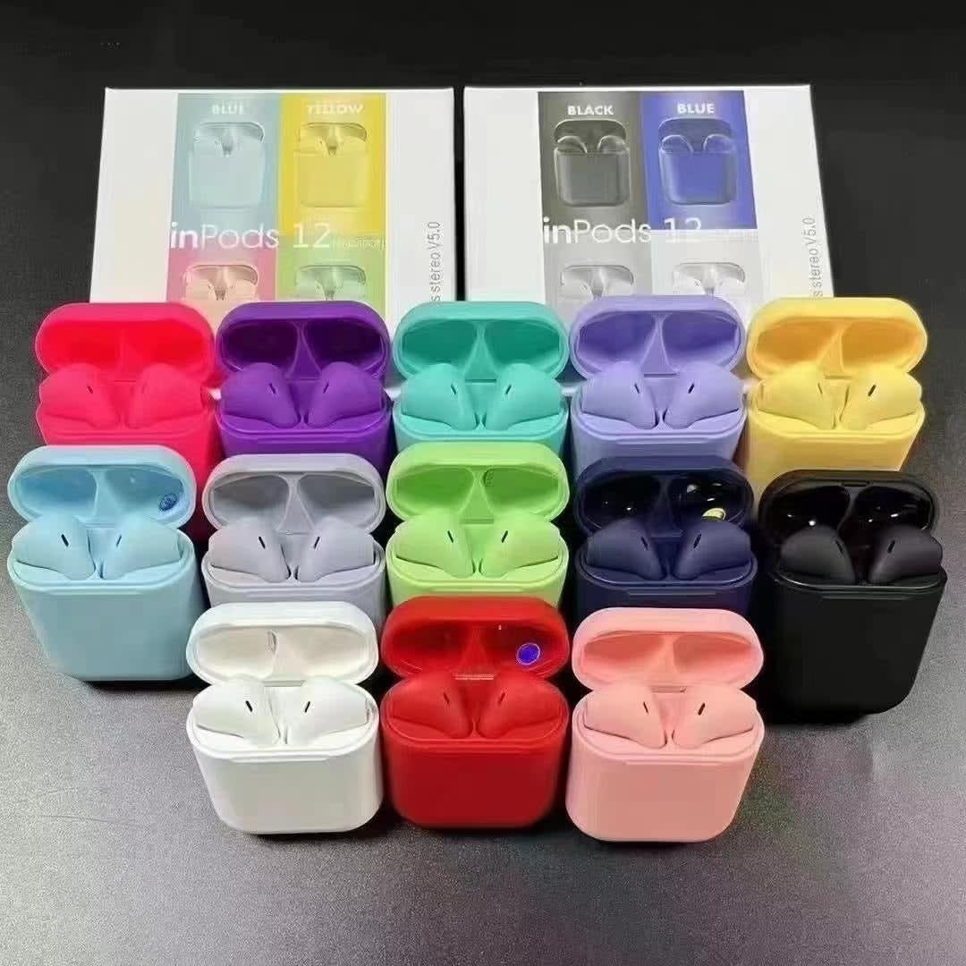 Audífonos Bluetooth Moreka i 12 OEM TWS Táctil19