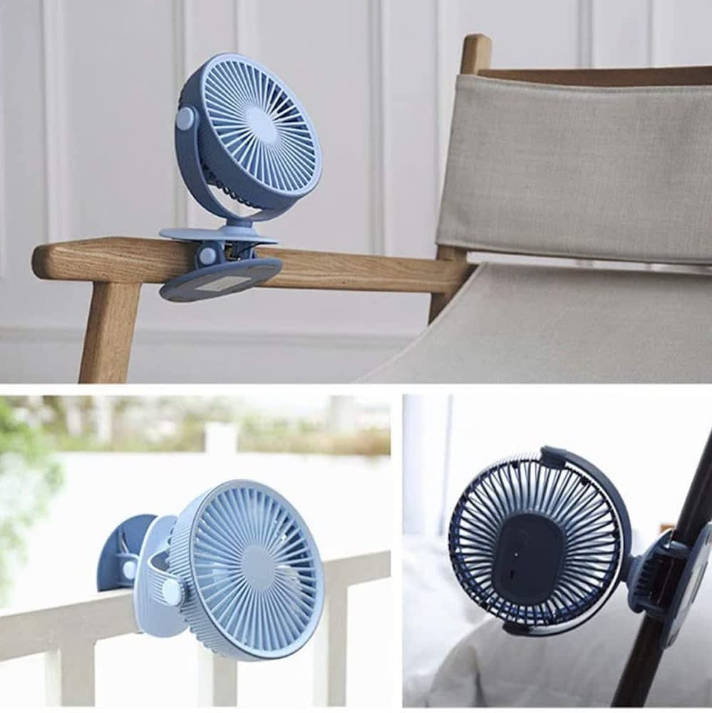 Ventilador eléctrico con Clip de 5.5 Pulgadas Recargable MF02511