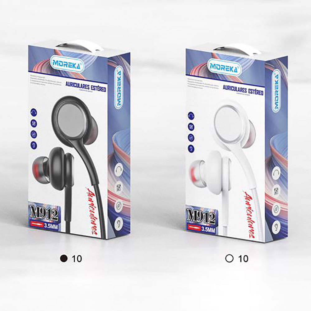 Audifonos Moreka M-912, Alámbricos, Manos Libres, 3.5mm6