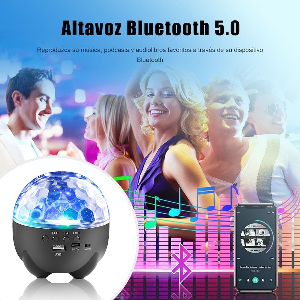 Bocina LT-750  Bluetooth TF Card USB Luces Discoteca3