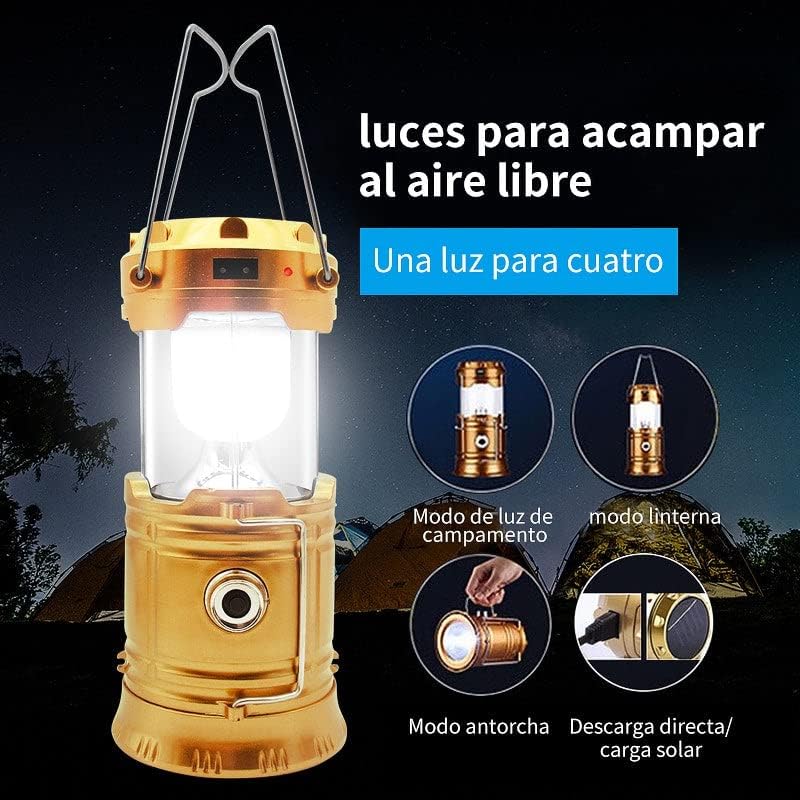 Lámpara Solar Para Camping Moreka LJ5800 Usb, Power Bank Básic7