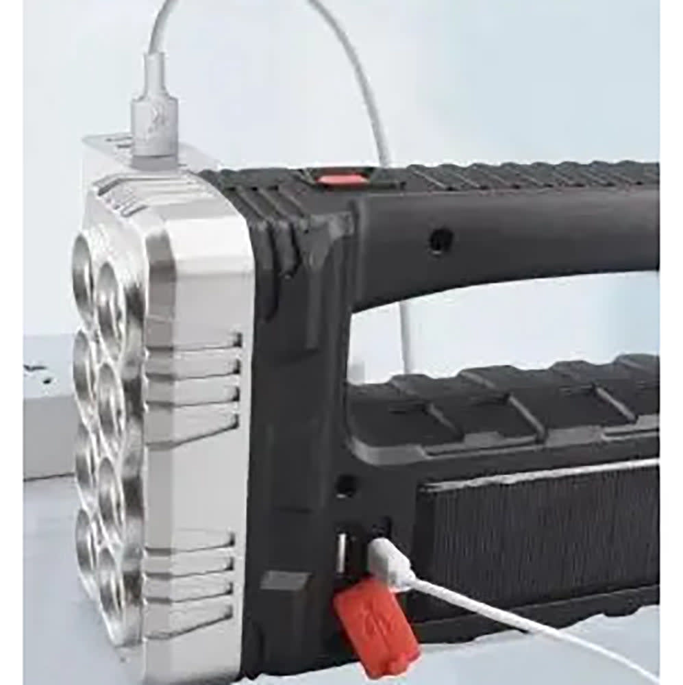 Linterna super brillante de 8 Leds + COB Solar Moreka 7702A6