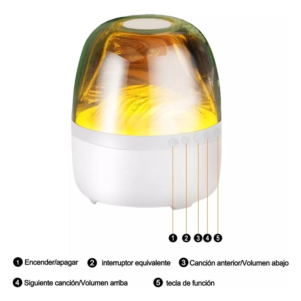 Bocina Lampara Karaoke Bluetooth  microfono portatil ML-285