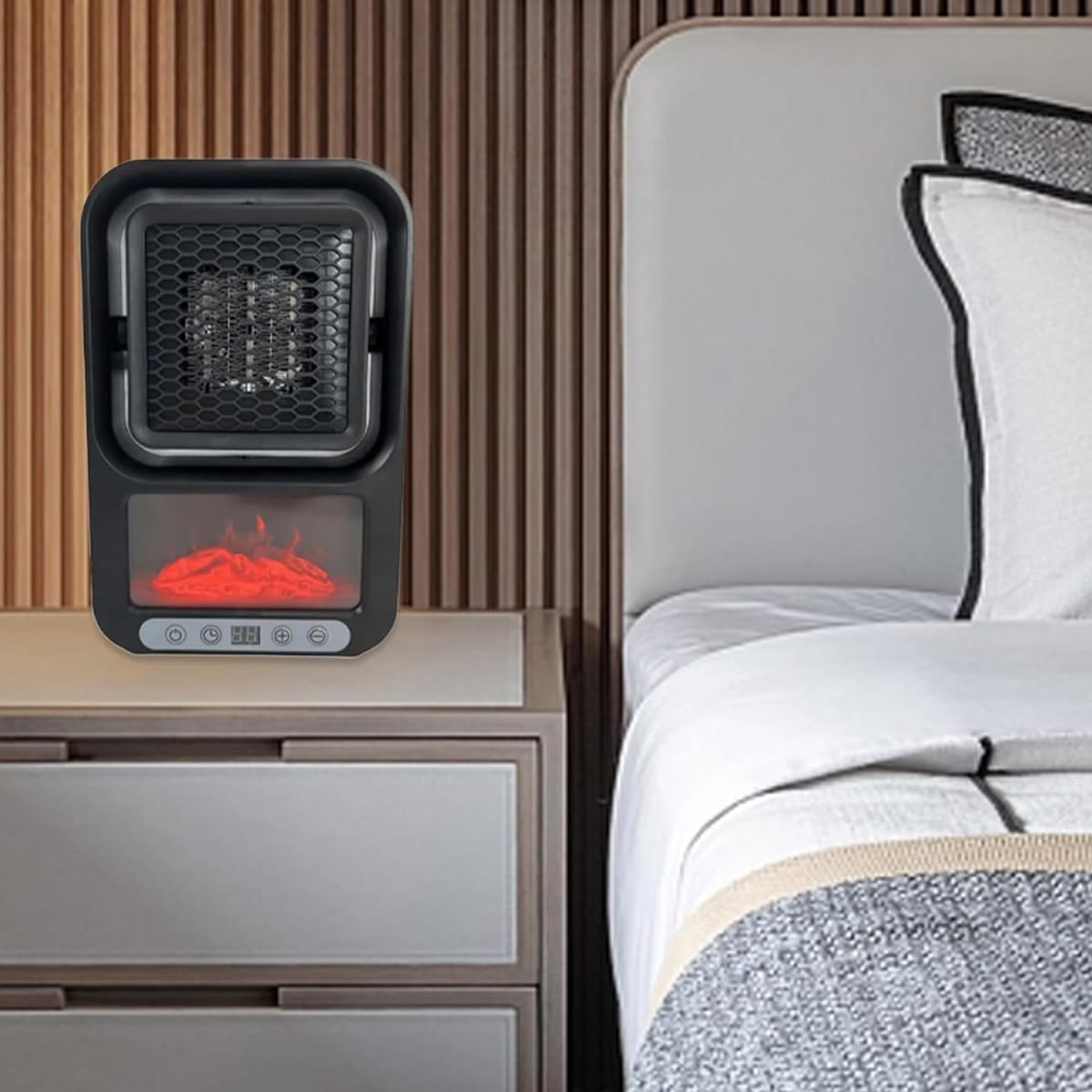 Calentador eléctrico portátil de cerámica 800w silenciosa Moreka NFJ-705W5