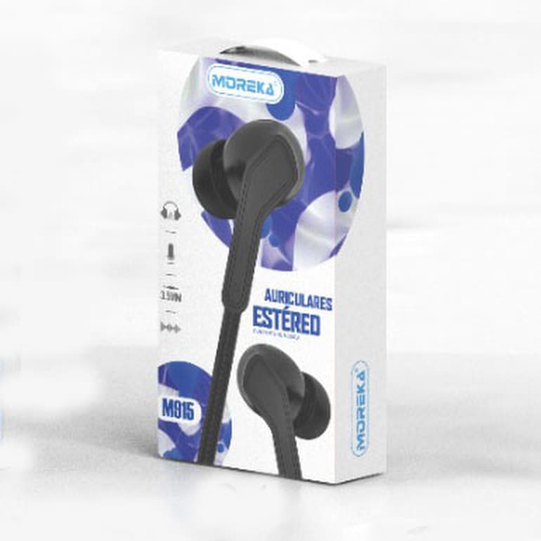 Audifonos Moreka M-915, Alámbricos, Manos Libres, 3.5mm5