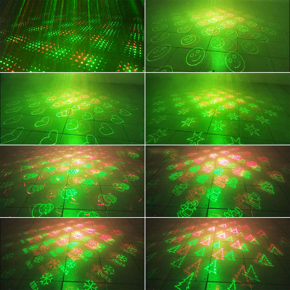 Proyector Láser Led Fiestas Disco Navidad largo alcance XLF-095