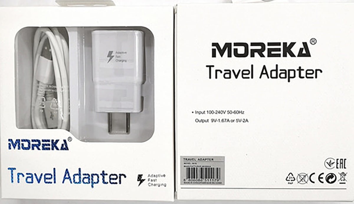 Cargador V8 Micro USB Moreka M-02,  2.1A5