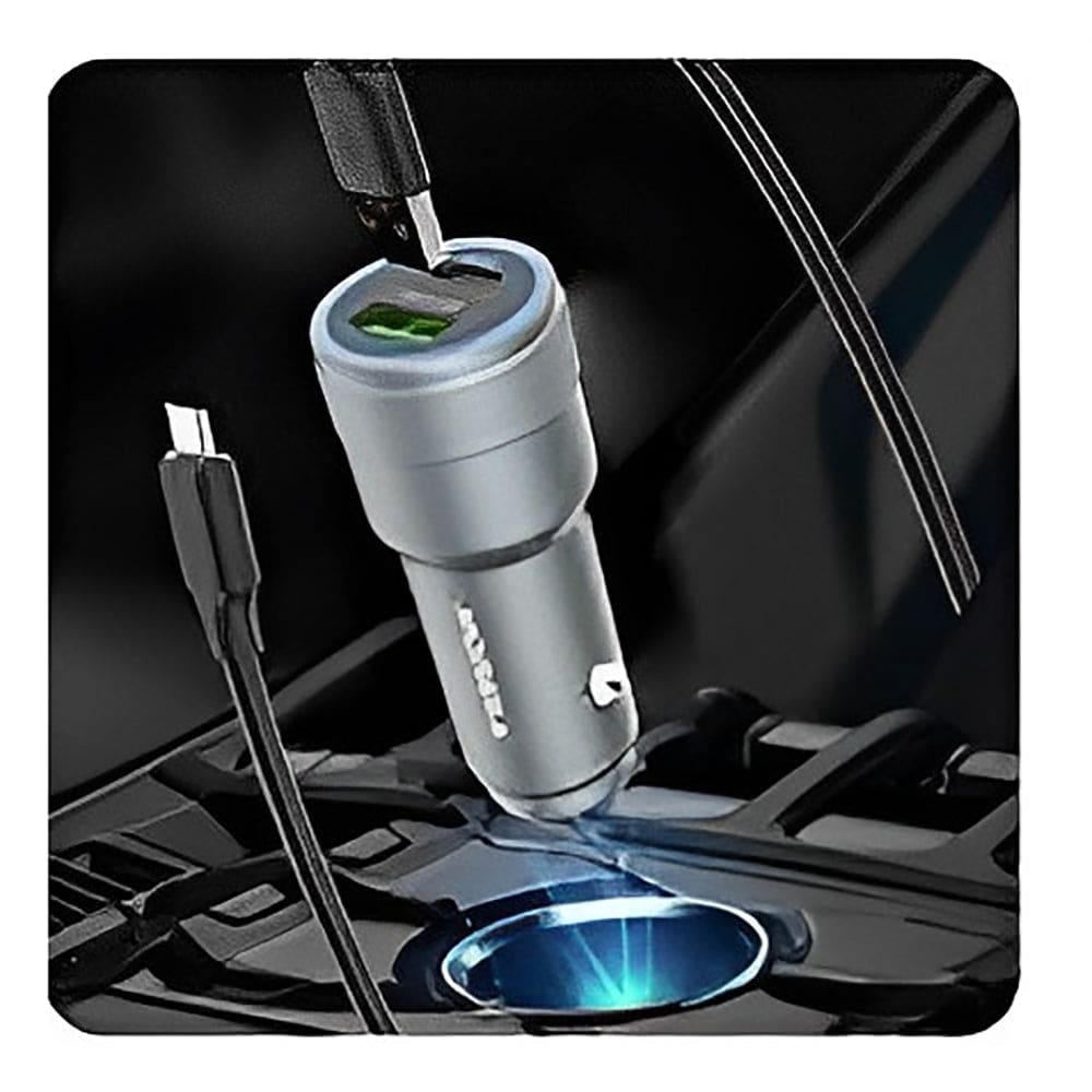 Cargador De Carro Moreka CP008 Plug In 45W USB y Tipo C2