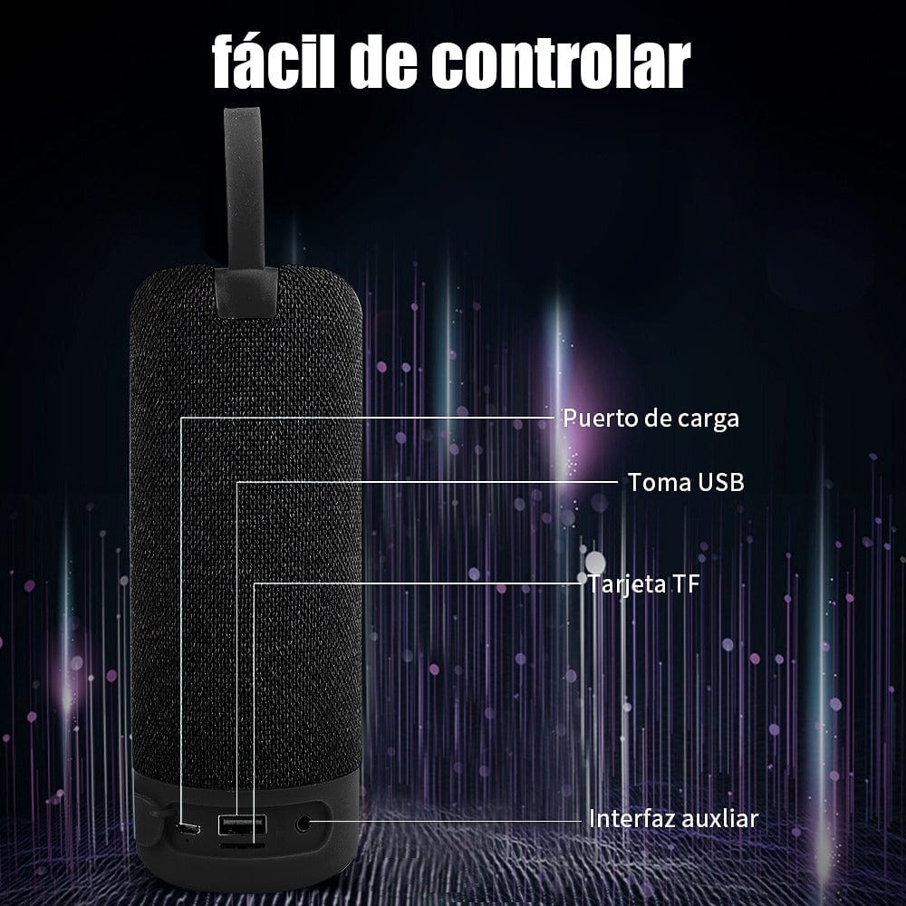 Bocina Portátil Bluetooth Recargable altavoces Portátiles 6196