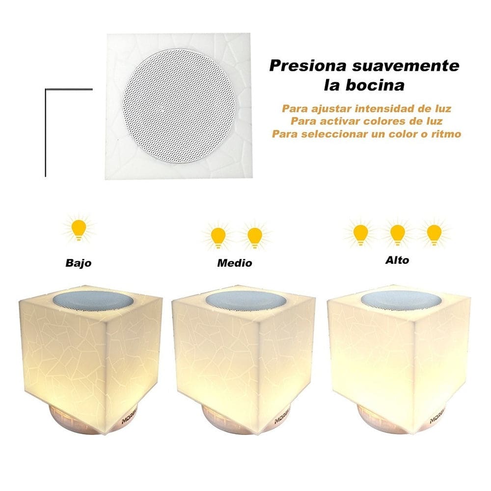 Bocina Lámpara Bluetooth Memory card FM CL-7156