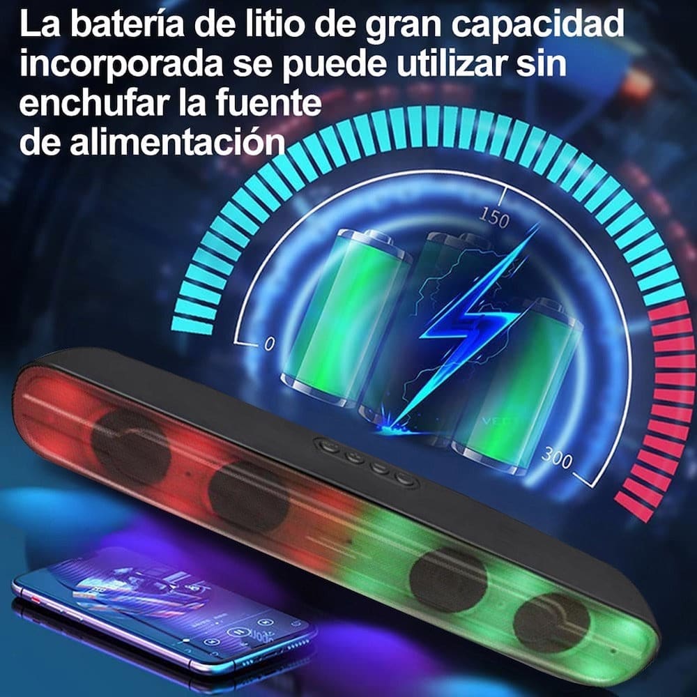 Bocina Moreka M400, Bluetooth, TF Card, Radio FM, USB8