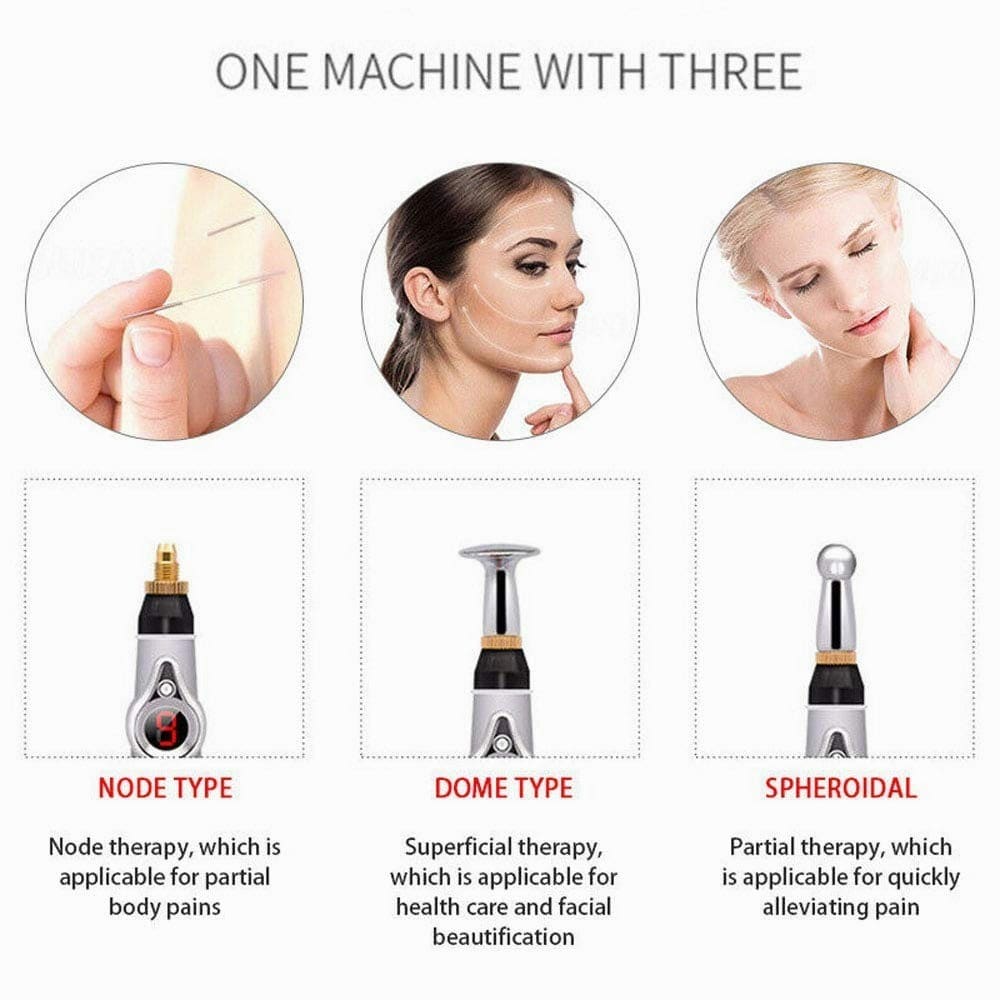 Pluma Electro Acupuntura Estimulación Masajeador - T22565