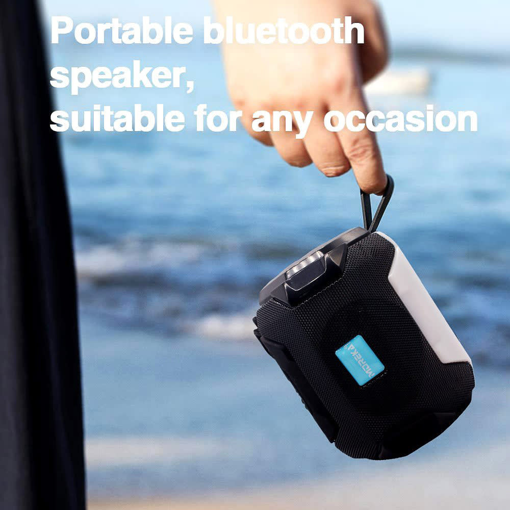 Bocina portátil Bluetooth Memory card FM contra agua T1626