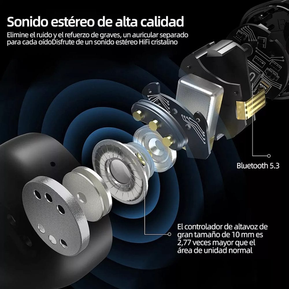 Audífonos Conducción Ósea Con Clip Gamer YYK-Q8014