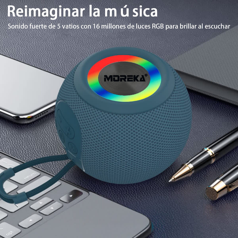 Bocina  Moreka M-337, Bluetooth, TF Card, Radio FM, USB19