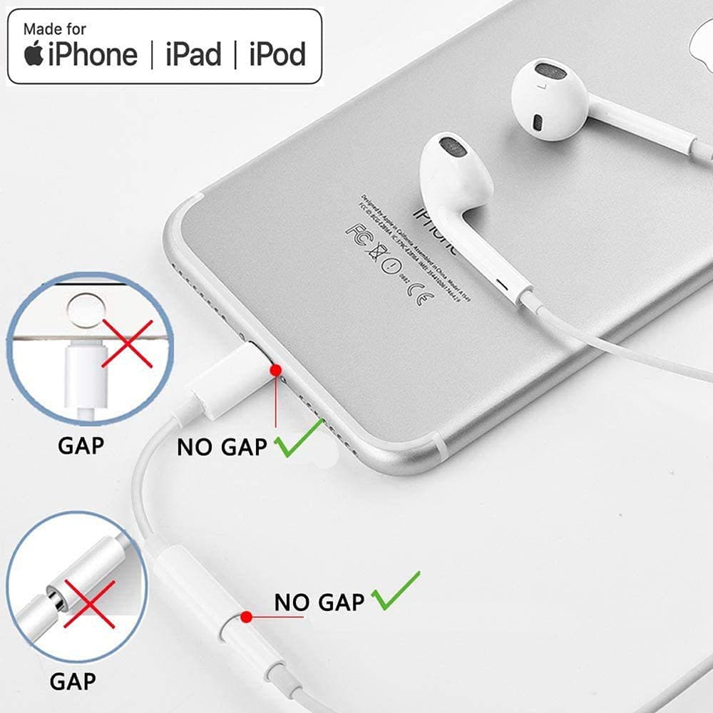 Convertidor iPhone a 3.5mm Auxiliar Audifonos6