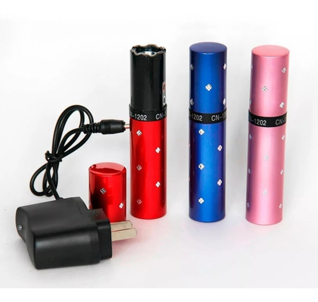 Teaser descarga eléctrica paralizador de defensa personal para mujeres diseño lámpara labial11