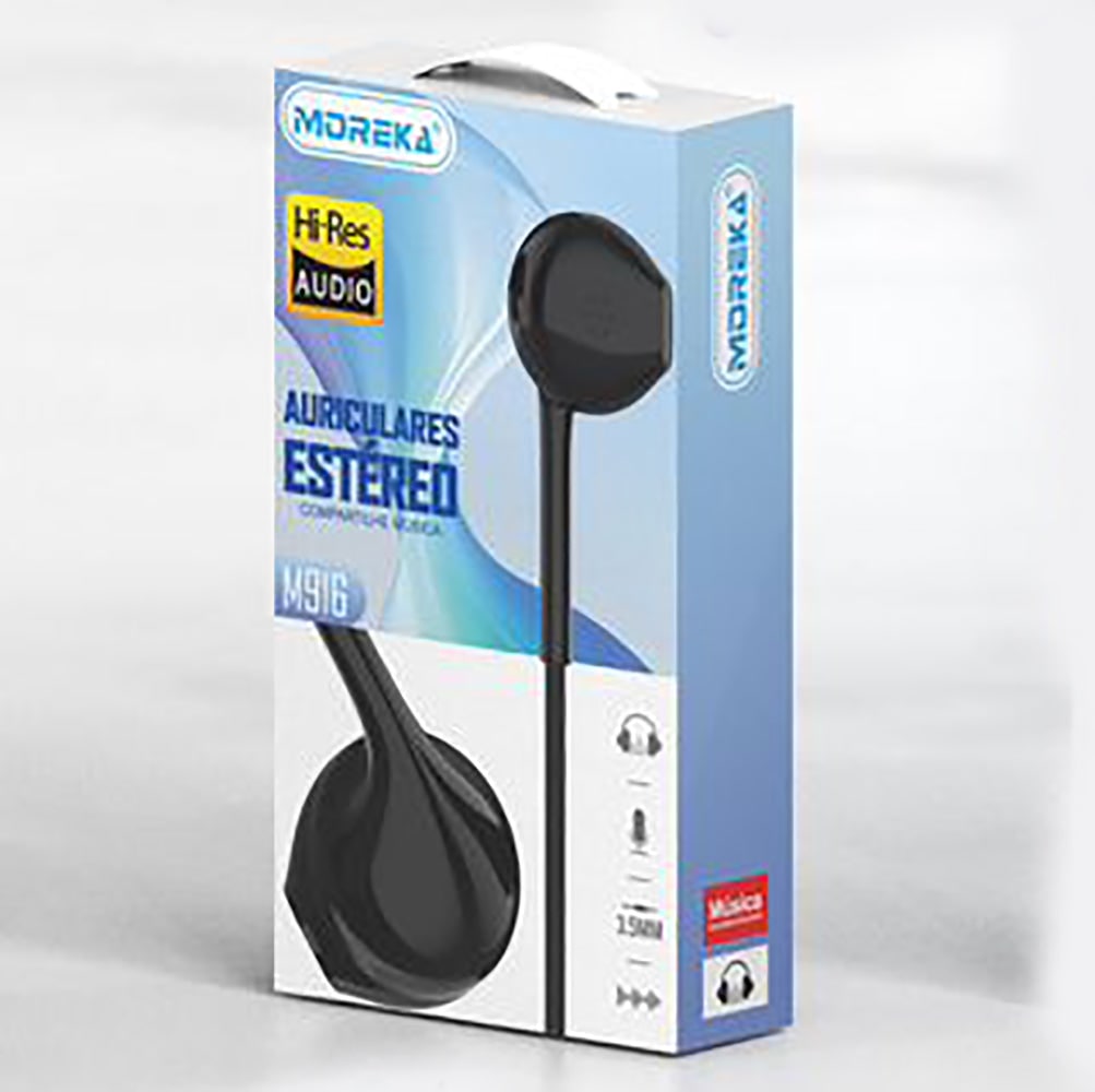 Audifonos Moreka M-916, Alámbricos, Manos Libres, 3.5mm7