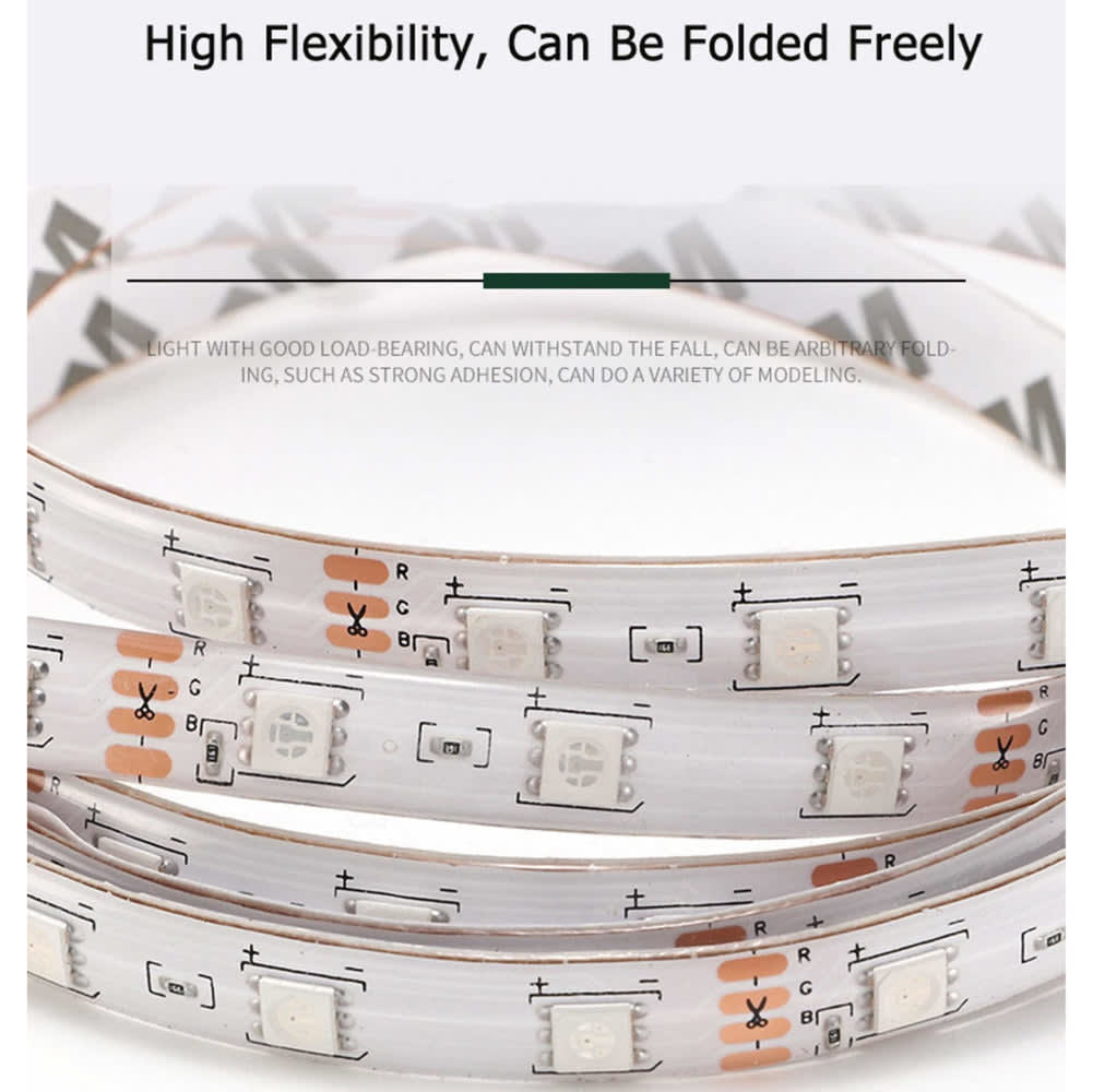 Tira Luz Led Colores Moreka 2385, 5m 2835 Rgb Con Control 24 Botones6