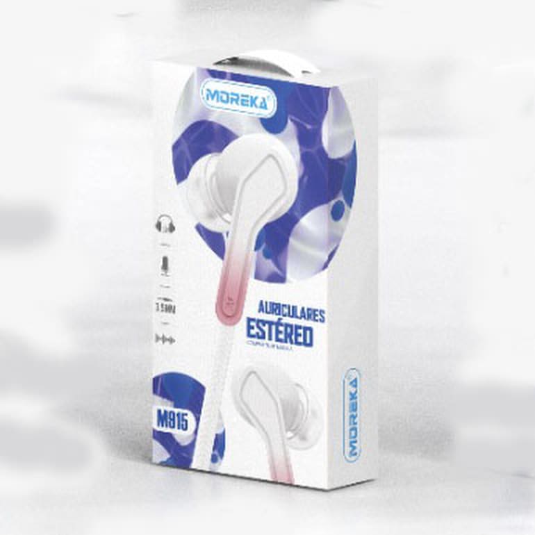 Audifonos Moreka M-915, Alámbricos, Manos Libres, 3.5mm6