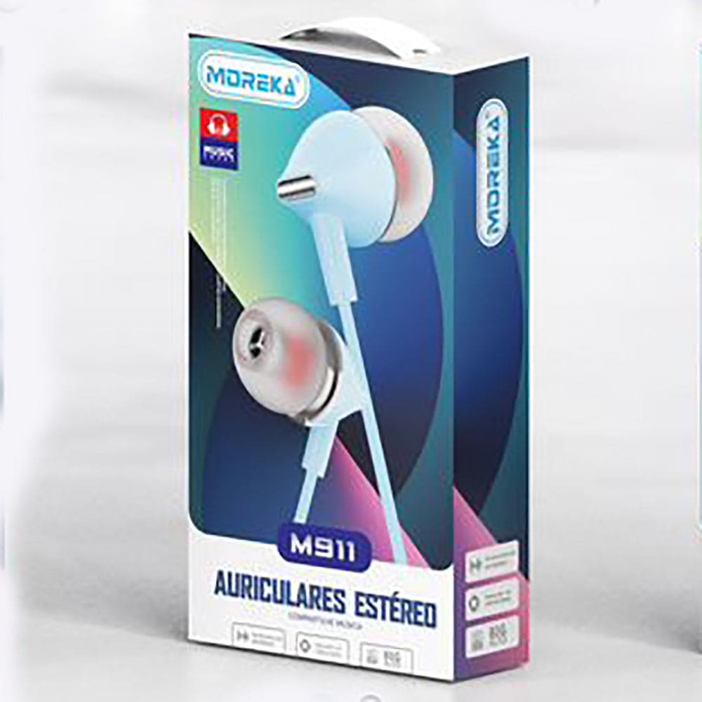 Audifonos Moreka M-911, Alámbricos, Manos Libres, 3.5mm8