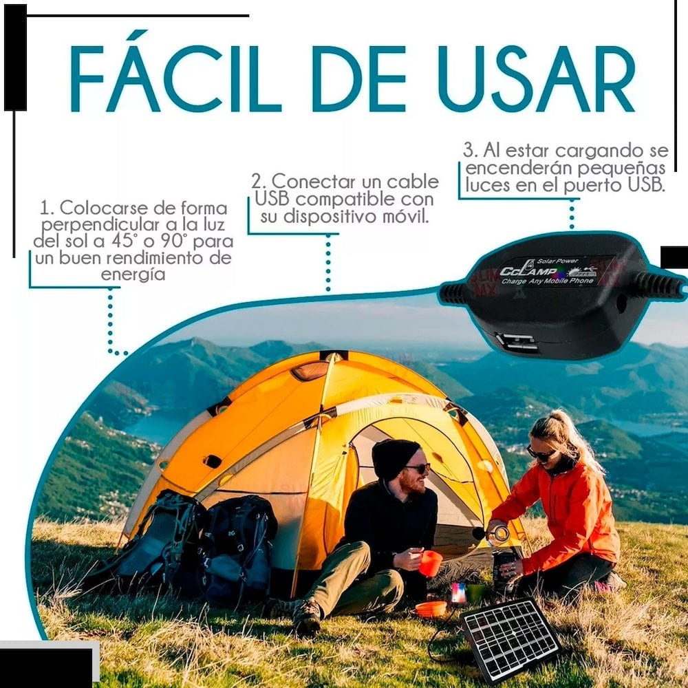 Panel Solar y bateria Moreka MOR-120S 20W 3000 mAh Para Exteriores9